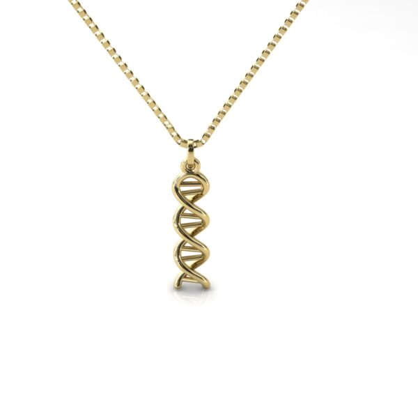 Pingente Molécula Química Dna Ouro 18k - Image 3